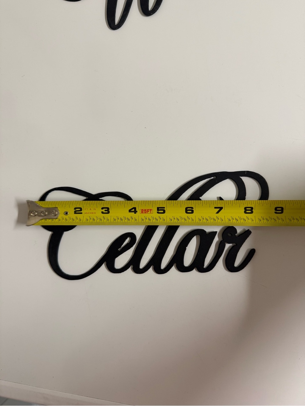 Wine Cellar Wall Sign - Black Home Wall Decor - Picture 4 of 7